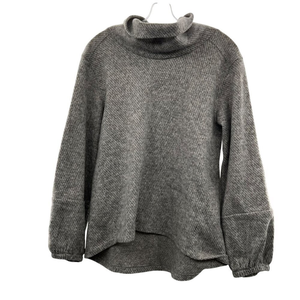 Dylan Women's Cowl Neck Pullover Sweater Gray Size Small
